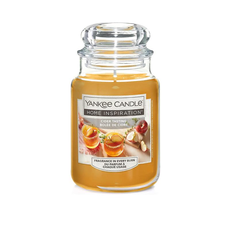 Candela profumata Yankee Candle in giara grande, profumazione Cider Tasting