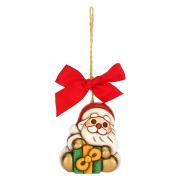 Addobbo natalizio Thun Babbo Natale con regalo Thun Addobbi Natalizi