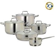 Batteria Pentole Tognana Vanitosa set 9 pezzi in acciaio inox Pentole e Casseruole