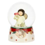 Boule de neige Thun angelo con vischio medio Thun Natale Oggetti decorativi