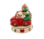 Carillon Thun Gnomo Oliver e Teddy con furgoncino Thun Natale Oggetti decorativi