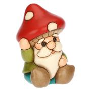 Gnomo Oliver Thun con cappello a forma di fungo Inverno Incantato Thun Figure Fantastiche