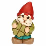 Gnomo Oliver Thun medio con quadrifoglio portafortuna Thun Figure Fantastiche