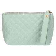 Pochette Thun in ecopelle trapuntata, verde Bigiotteria e Accessori Thun