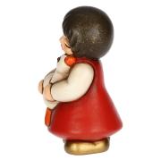 Presepe Classico Thun, Bimba con oca rosso Thun Presepe Natalizio