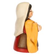 Presepe Classico Thun, Venditrice di stoffe rosso Thun Presepe Natalizio