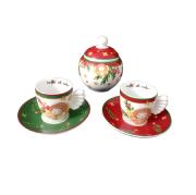 Tazzine Thun per caffÃ¨ espresso, set due Tazze con zuccheriera Sorprese di Natale Tazzine CaffÃ¨ Mug Tazze e Zuccheriere