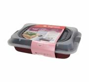 Teglia forno rettangolare antiaderente con coperchio da asporto Tognana cm32x22 Tegami Lasagnere e Bistecchiere