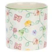 Vaso portafiori Thun stoneware farfalle e coccinelle Vasi Fiori in Ceramica