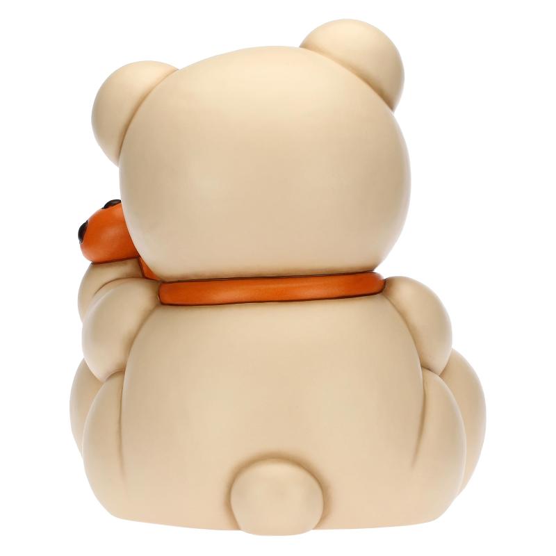 THUN® - Orso Teddy Rudy Piccolo con Coccinella Portafortuna